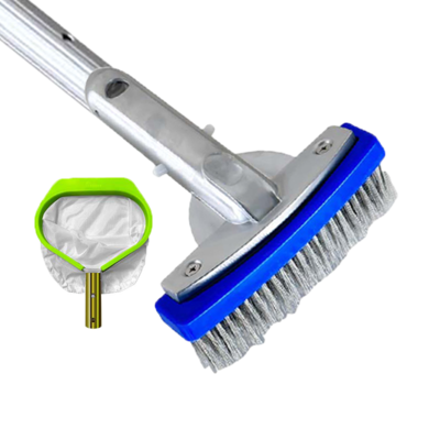 14CM钢丝刷+1米杆+小捞网